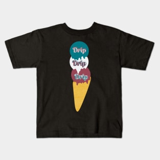 Ice Cream Minimalist Kids T-Shirt